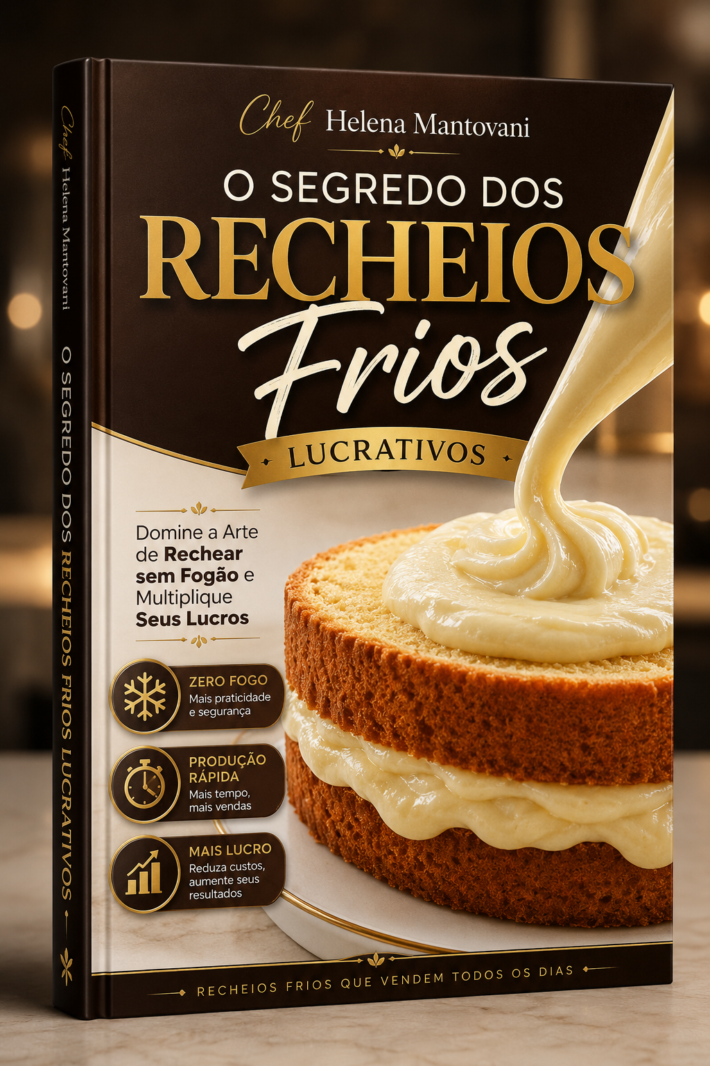 E-book O Segredo dos Recheios Frios Lucrativos — Chef Helena Mantovani